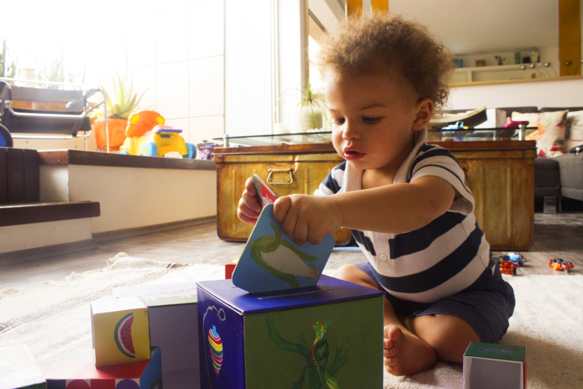 BoxArt helps children developed fine and gross motor skills.