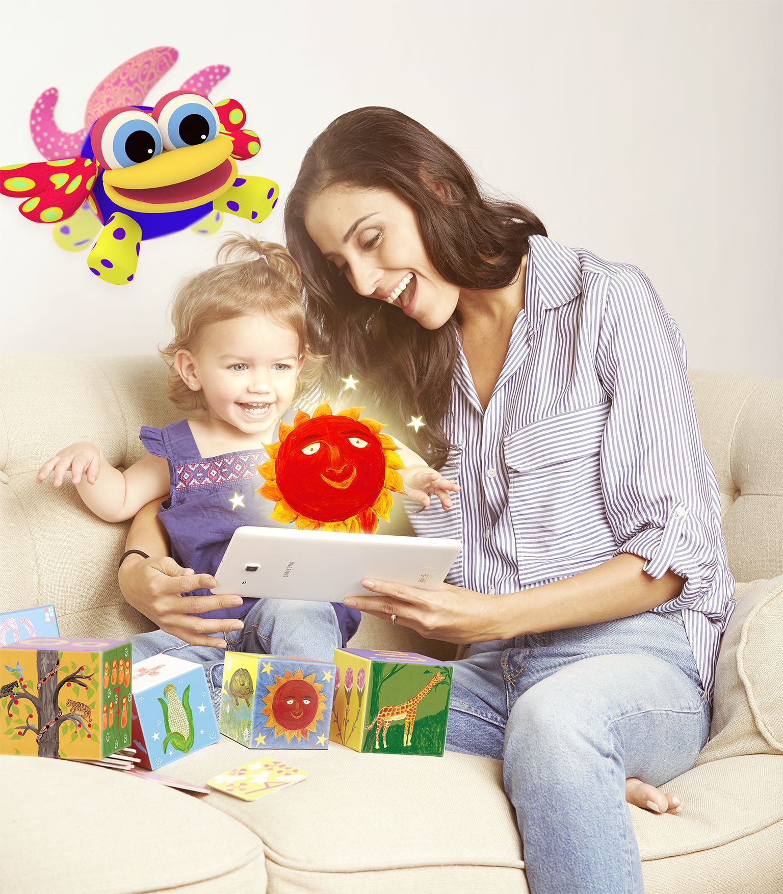 When interacting with the apps Boxart helps children developed cognitive skills.